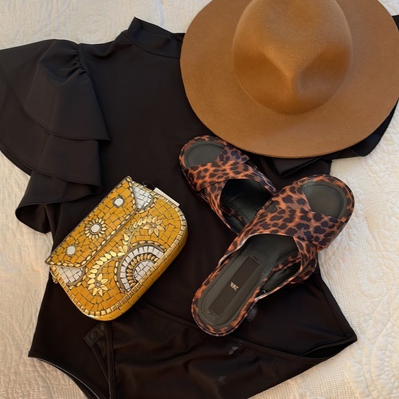 Zara Satin Slides Size 40 - Picture 2 of 11